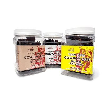 Stan's Cowboy Cut Beef Jerky - 12oz Peppered