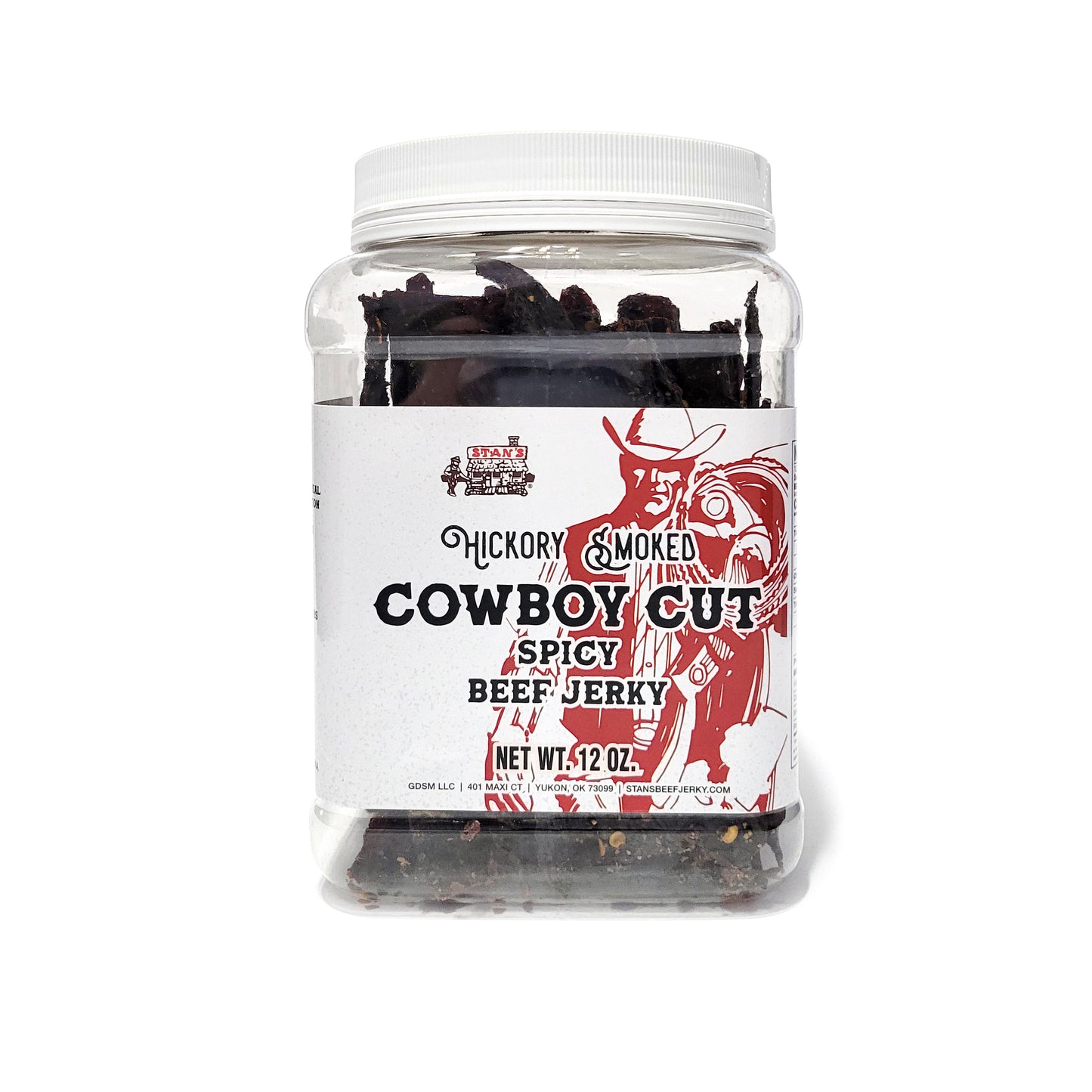 Stan's Cowboy Cut Beef Jerky - 12oz Spicy