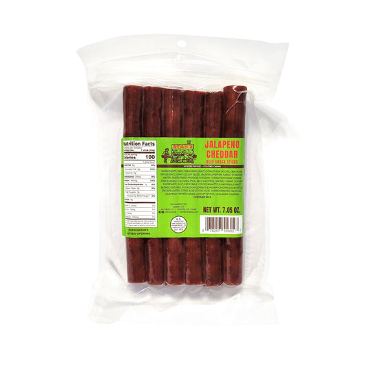 Stan's Beef Snack Sticks - 7.05oz Jalapeno Cheddar