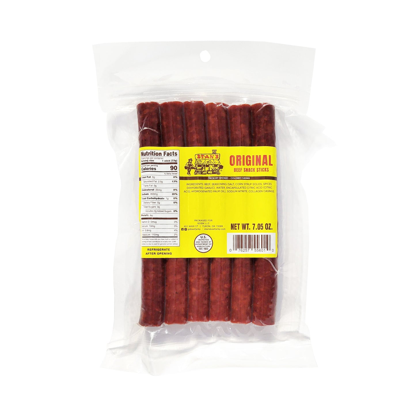 Stan's Beef Snack Sticks - 7.05oz Original