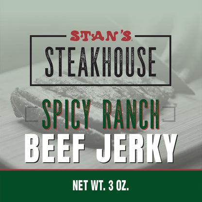 Stan's Steakhouse Beef Jerky - 3oz  Spicy Ranch