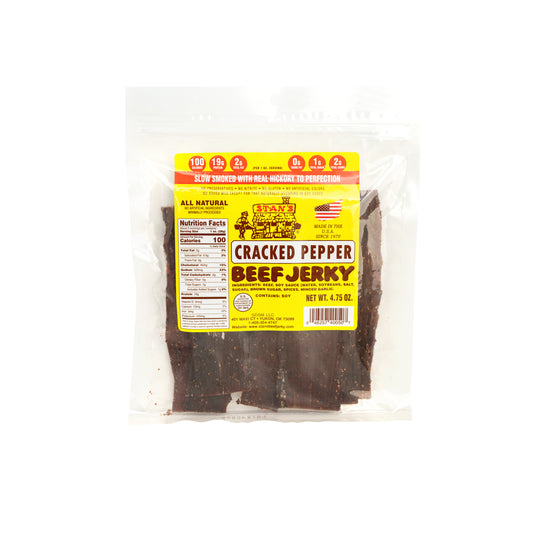 Stan's Beef Jerky - 4.75oz Cracked Pepper