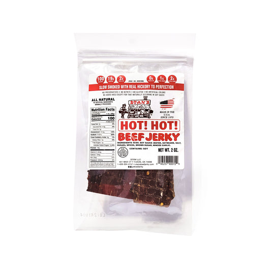 Stan's Beef Jerky - 2oz Hot Hot!