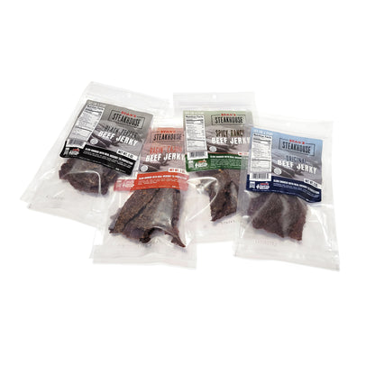 Stan's Steakhouse Beef Jerky  BULK - 4 Pack - 4 Flavors